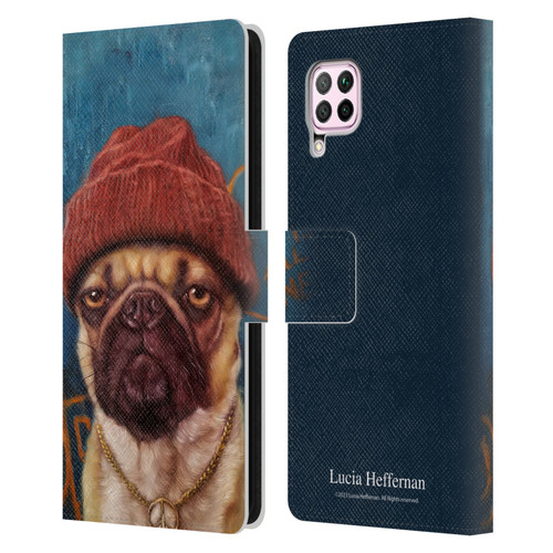 Lucia Heffernan Art Monday Mood Leather Book Wallet Case Cover For Huawei Nova 6 SE / P40 Lite