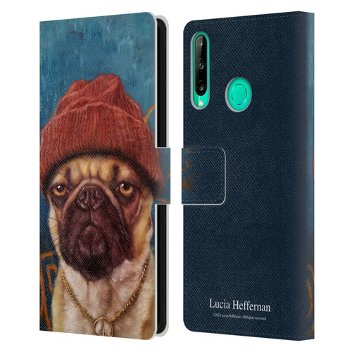 Lucia Heffernan Art Monday Mood Leather Book Wallet Case Cover For Huawei P40 lite E