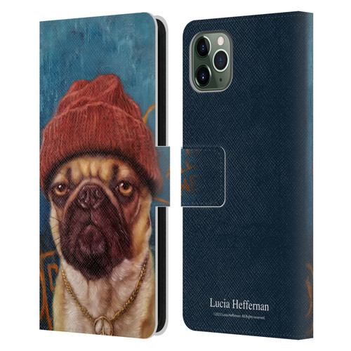 Lucia Heffernan Art Monday Mood Leather Book Wallet Case Cover For Apple iPhone 11 Pro Max