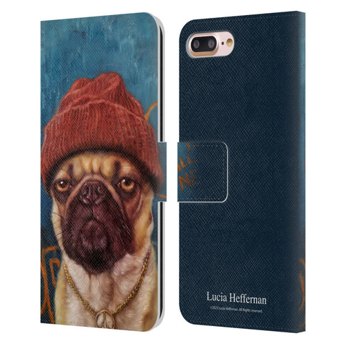 Lucia Heffernan Art Monday Mood Leather Book Wallet Case Cover For Apple iPhone 7 Plus / iPhone 8 Plus