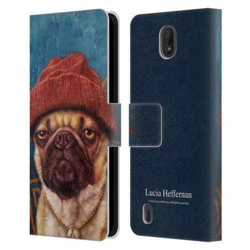 Lucia Heffernan Art Monday Mood Leather Book Wallet Case Cover For Nokia C01 Plus/C1 2nd Edition