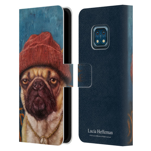 Lucia Heffernan Art Monday Mood Leather Book Wallet Case Cover For Nokia XR20