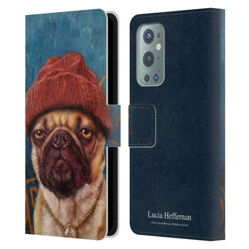 Lucia Heffernan Art Monday Mood Leather Book Wallet Case Cover For OnePlus 9