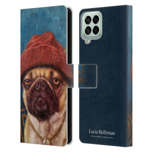 Lucia Heffernan Art Monday Mood Leather Book Wallet Case Cover For Samsung Galaxy M33 (2022)