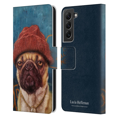 Lucia Heffernan Art Monday Mood Leather Book Wallet Case Cover For Samsung Galaxy S22+ 5G