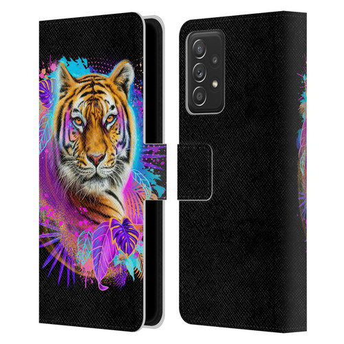 Sheena Pike Big Cats Tiger Spirit Leather Book Wallet Case Cover For Samsung Galaxy A53 5G (2022)