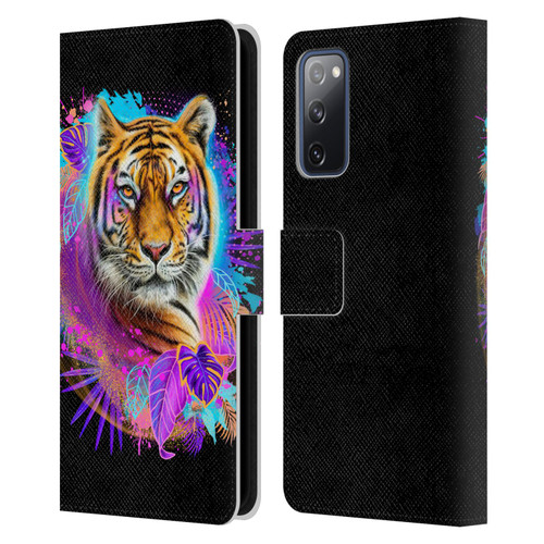 Sheena Pike Big Cats Tiger Spirit Leather Book Wallet Case Cover For Samsung Galaxy S20 FE / 5G