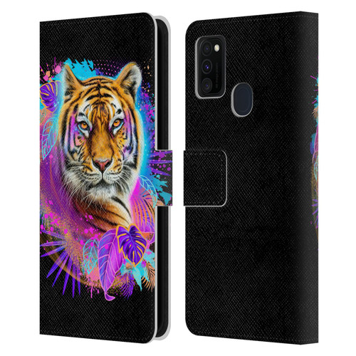Sheena Pike Big Cats Tiger Spirit Leather Book Wallet Case Cover For Samsung Galaxy M30s (2019)/M21 (2020)