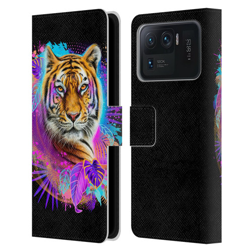 Sheena Pike Big Cats Tiger Spirit Leather Book Wallet Case Cover For Xiaomi Mi 11 Ultra