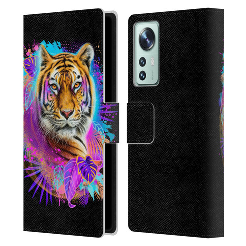 Sheena Pike Big Cats Tiger Spirit Leather Book Wallet Case Cover For Xiaomi 12