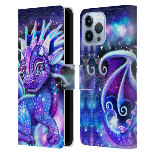 Sheena Pike Dragons Galaxy Lil Dragonz Leather Book Wallet Case Cover For Apple iPhone 13 Pro Max