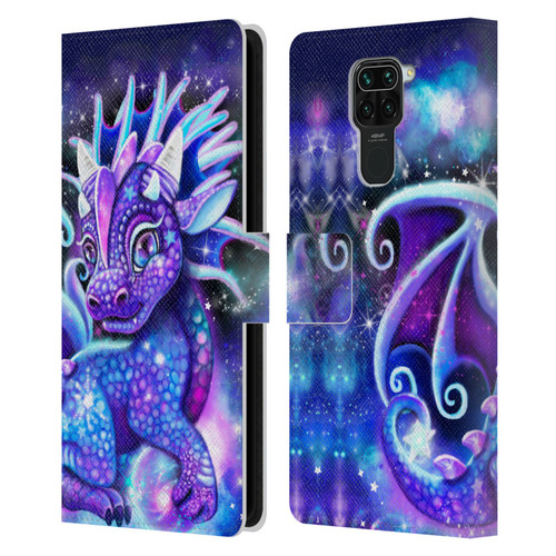 Sheena Pike Dragons Galaxy Lil Dragonz Leather Book Wallet Case Cover For Xiaomi Redmi Note 9 / Redmi 10X 4G