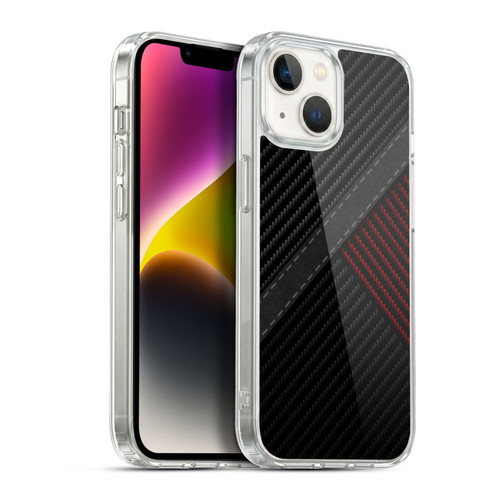 Alyn Spiller Carbon Fiber Stitch Soft Gel Case for Apple iPhone 14