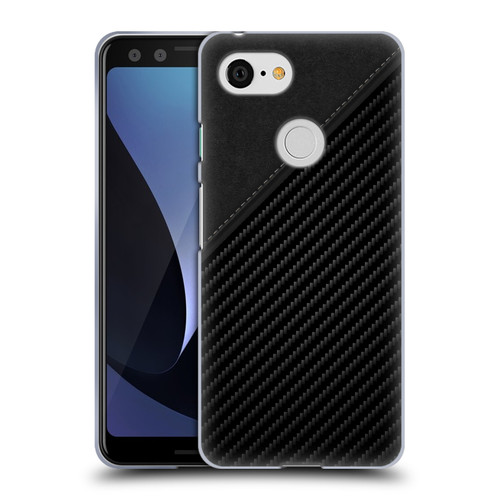 Alyn Spiller Carbon Fiber Leather Soft Gel Case for Google Pixel 3