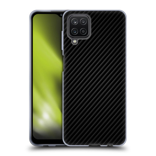 Alyn Spiller Carbon Fiber Plain Soft Gel Case for Samsung Galaxy A12 (2020)