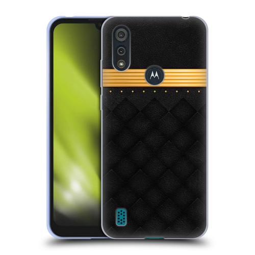 Alyn Spiller Luxury Gold Soft Gel Case for Motorola Moto E6s (2020)