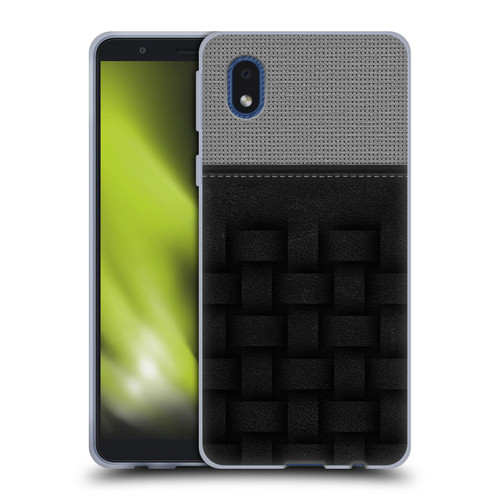 Alyn Spiller Luxury Charcoal Soft Gel Case for Samsung Galaxy A01 Core (2020)