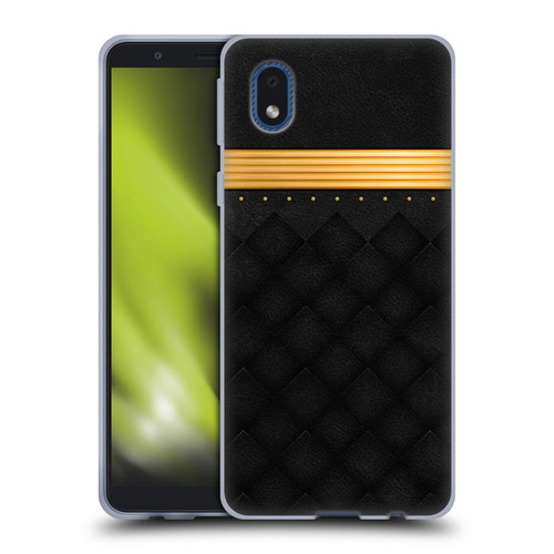 Alyn Spiller Luxury Gold Soft Gel Case for Samsung Galaxy A01 Core (2020)