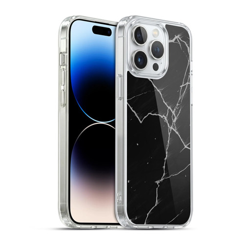 Alyn Spiller Marble Black Soft Gel Case for Apple iPhone 14 Pro Max & MagSafe