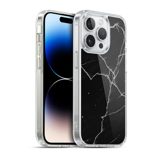 Alyn Spiller Marble Black Soft Gel Case for Apple iPhone 14 Pro & MagSafe
