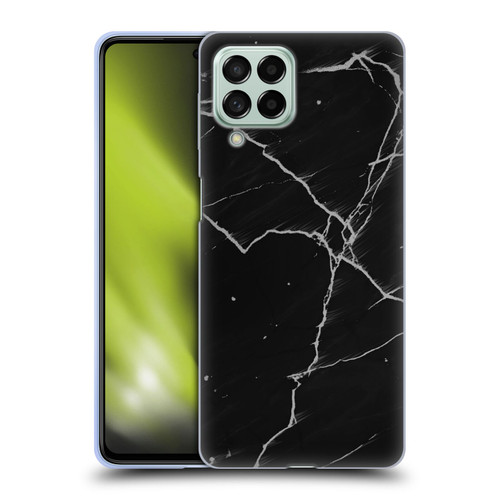 Alyn Spiller Marble Black Soft Gel Case for Samsung Galaxy M53 (2022)