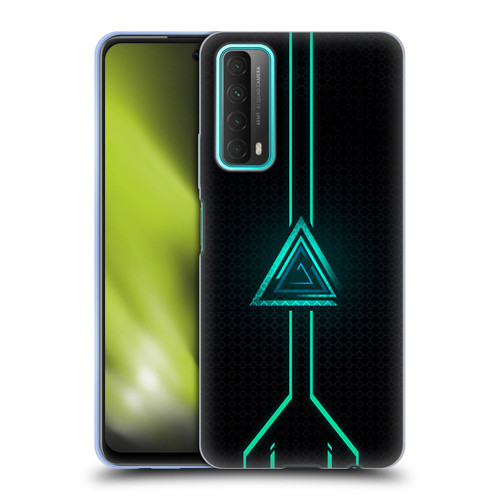 Alyn Spiller Neon Green Soft Gel Case for Huawei P Smart (2021)
