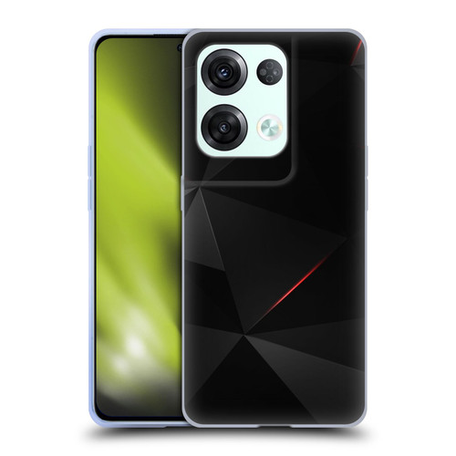Alyn Spiller Tectonic Red Soft Gel Case for OPPO Reno8 Pro