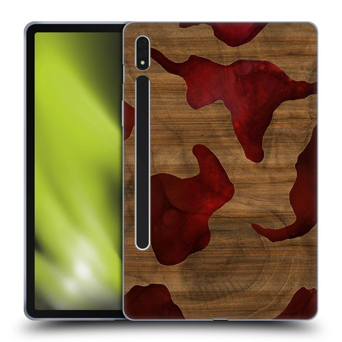 Alyn Spiller Wood & Resin Fire Soft Gel Case for Samsung Galaxy Tab S8