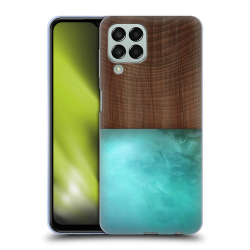 Alyn Spiller Wood & Resin Blocking Soft Gel Case for Samsung Galaxy M33 (2022)