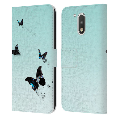 Alyn Spiller Animal Art Butterflies 2 Leather Book Wallet Case Cover For Motorola Moto G41