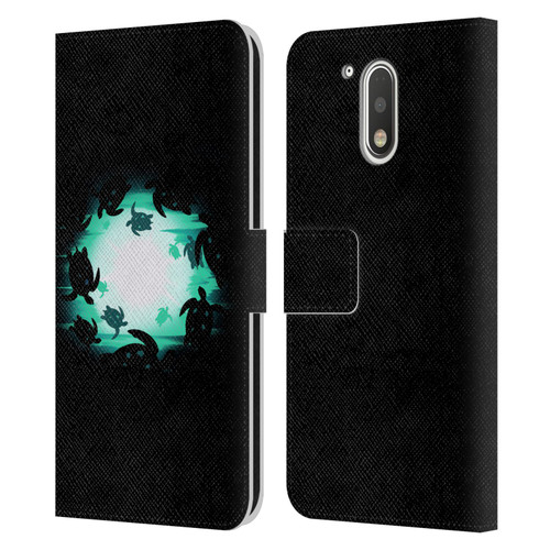 Alyn Spiller Animal Art Turtles Leather Book Wallet Case Cover For Motorola Moto G41
