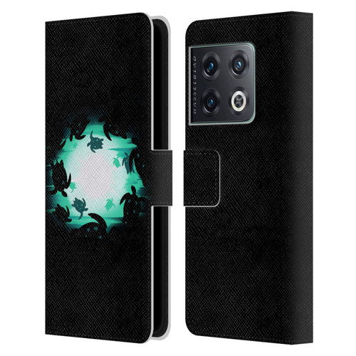Alyn Spiller Animal Art Turtles Leather Book Wallet Case Cover For OnePlus 10 Pro