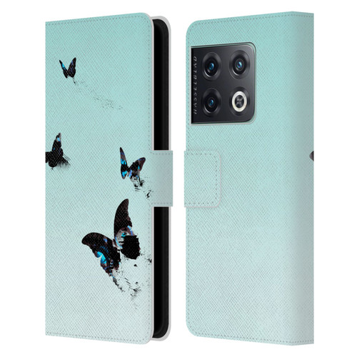 Alyn Spiller Animal Art Butterflies 2 Leather Book Wallet Case Cover For OnePlus 10 Pro