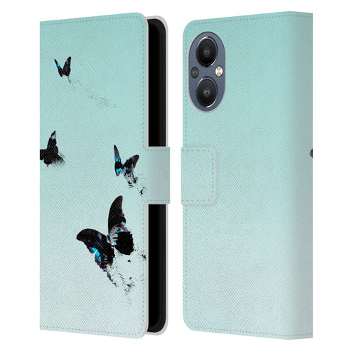 Alyn Spiller Animal Art Butterflies 2 Leather Book Wallet Case Cover For OnePlus Nord N20 5G