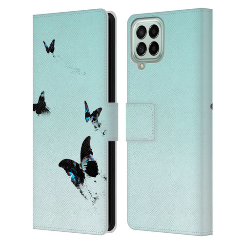 Alyn Spiller Animal Art Butterflies 2 Leather Book Wallet Case Cover For Samsung Galaxy M53 (2022)