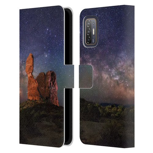 Royce Bair Nightscapes Balanced Rock Leather Book Wallet Case Cover For HTC Desire 21 Pro 5G