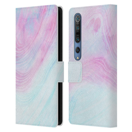 Alyn Spiller Marble Pastel Leather Book Wallet Case Cover For Xiaomi Mi 10 5G / Mi 10 Pro 5G