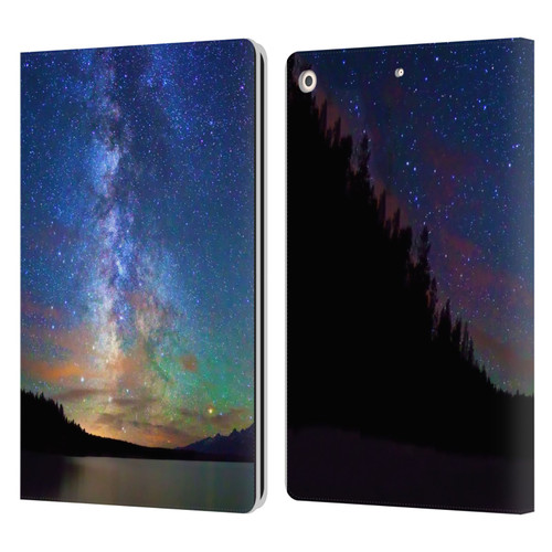 Royce Bair Nightscapes Jackson Lake Leather Book Wallet Case Cover For Apple iPad 10.2 2019/2020/2021