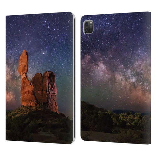 Royce Bair Nightscapes Balanced Rock Leather Book Wallet Case Cover For Apple iPad Pro 11 2020 / 2021 / 2022