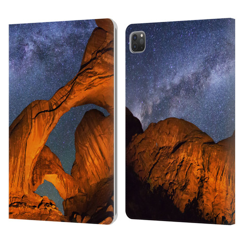 Royce Bair Nightscapes Triple Arch Leather Book Wallet Case Cover For Apple iPad Pro 11 2020 / 2021 / 2022