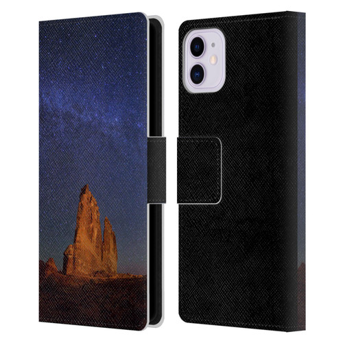 Royce Bair Nightscapes The Organ Stars Leather Book Wallet Case Cover For Apple iPhone 11
