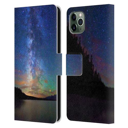 Royce Bair Nightscapes Jackson Lake Leather Book Wallet Case Cover For Apple iPhone 11 Pro Max