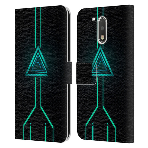 Alyn Spiller Neon Green Leather Book Wallet Case Cover For Motorola Moto G41