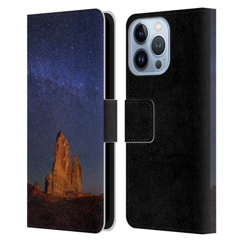 Royce Bair Nightscapes The Organ Stars Leather Book Wallet Case Cover For Apple iPhone 13 Pro