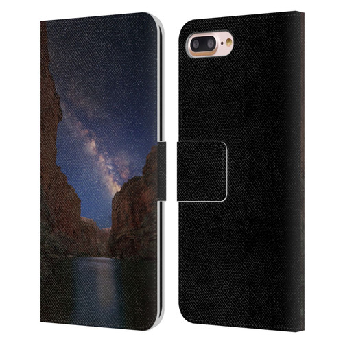 Royce Bair Nightscapes Grand Canyon Leather Book Wallet Case Cover For Apple iPhone 7 Plus / iPhone 8 Plus
