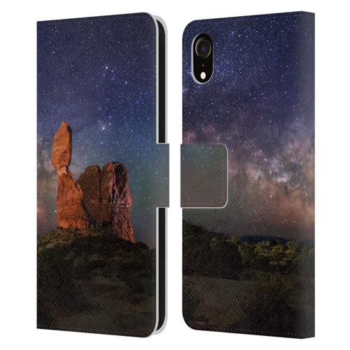 Royce Bair Nightscapes Balanced Rock Leather Book Wallet Case Cover For Apple iPhone XR