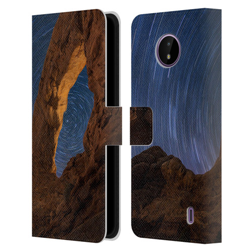 Royce Bair Nightscapes Star Trails Leather Book Wallet Case Cover For Nokia C10 / C20