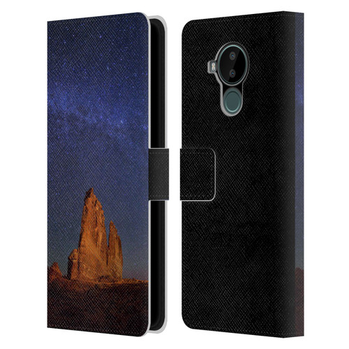 Royce Bair Nightscapes The Organ Stars Leather Book Wallet Case Cover For Nokia C30