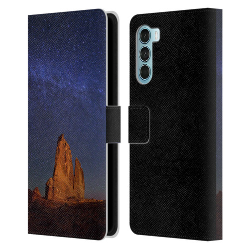 Royce Bair Nightscapes The Organ Stars Leather Book Wallet Case Cover For Motorola Edge S30 / Moto G200 5G