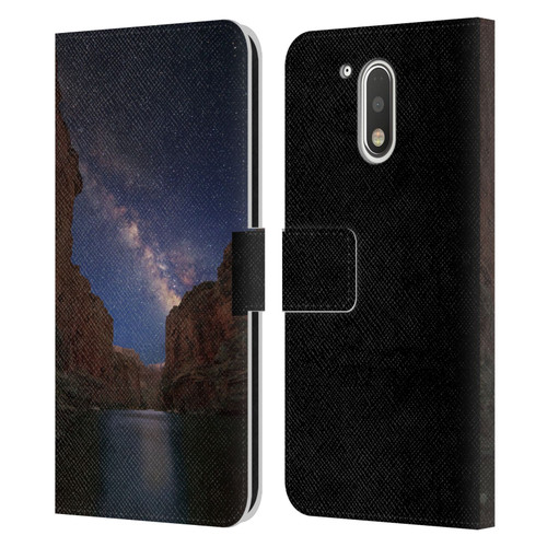 Royce Bair Nightscapes Grand Canyon Leather Book Wallet Case Cover For Motorola Moto G41